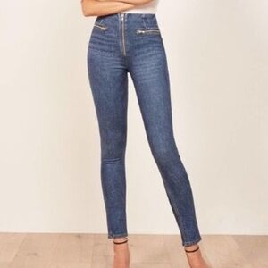 Reformation Blue Skinny Jeans